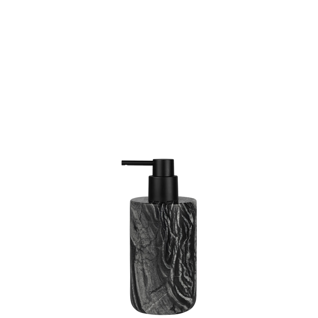 MARBLE tall dispenser, Black / Grey