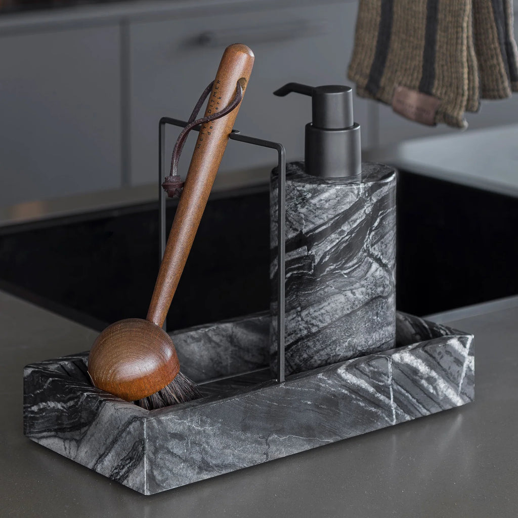 MARBLE dishwashing organizer, Black / Grey