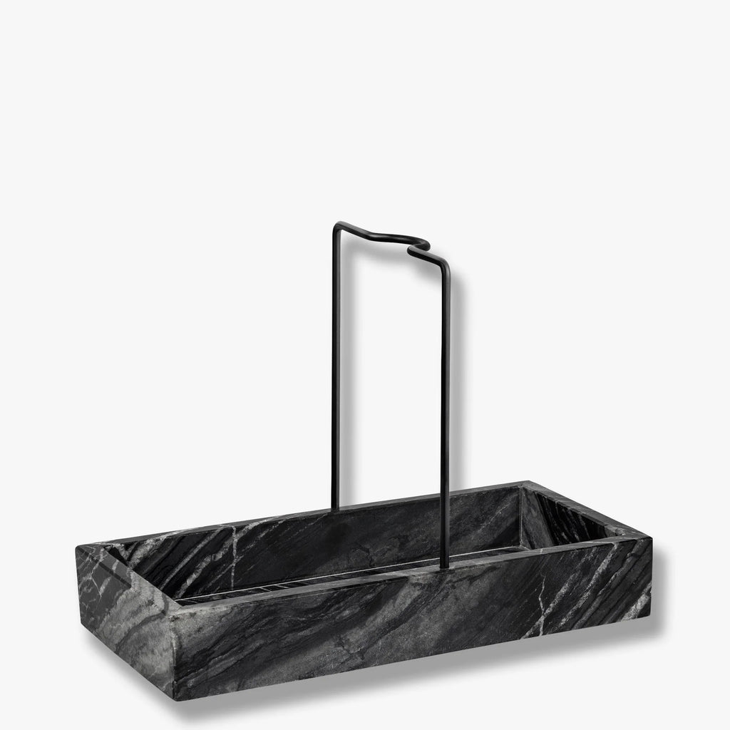 MARBLE dishwashing organizer, Black / Grey