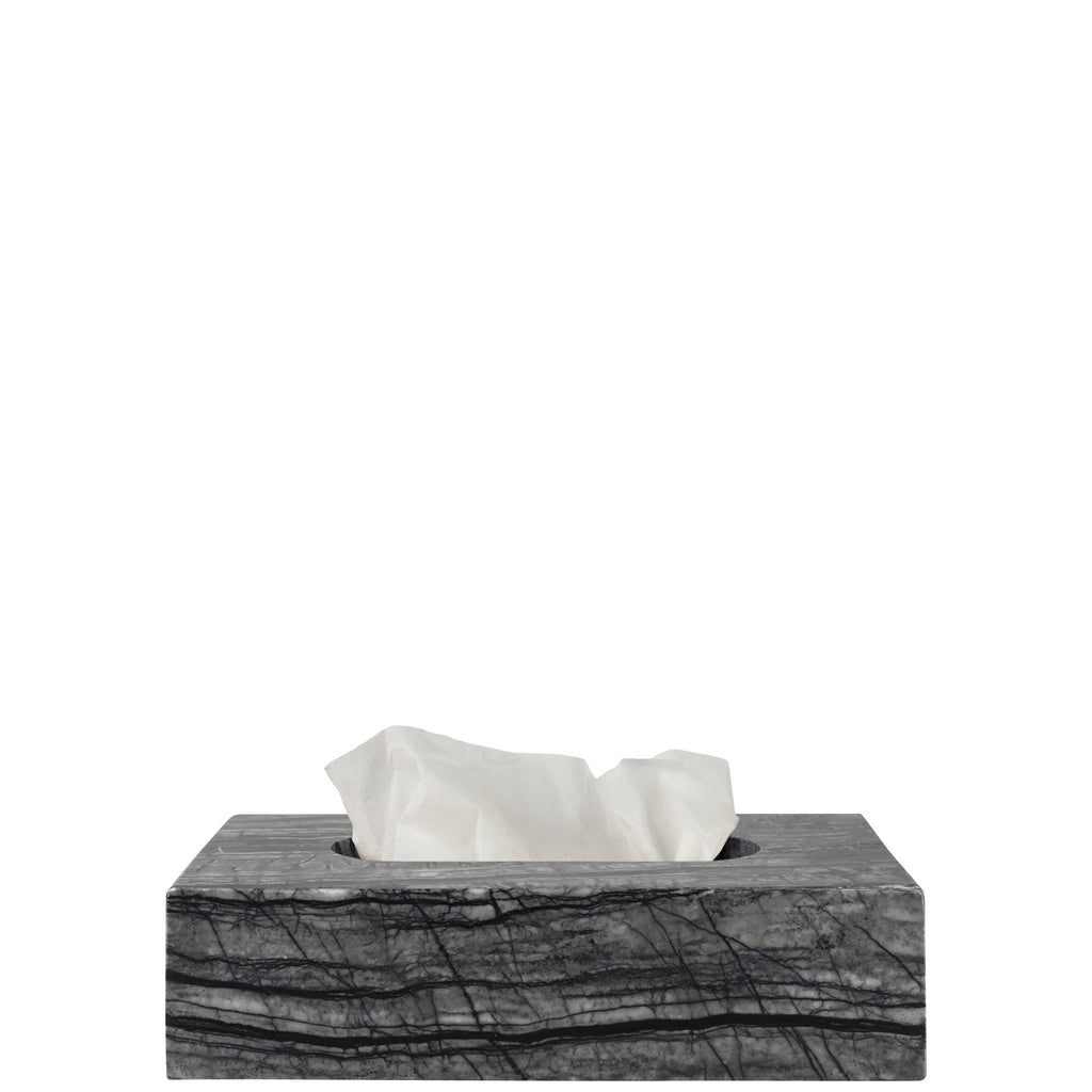 MARBLE tissue cover, Black / Grey