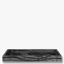 Load image into Gallery viewer, MARBLE deco tray, Black / Grey