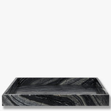 Load image into Gallery viewer, MARBLE tray, large, Black / Grey