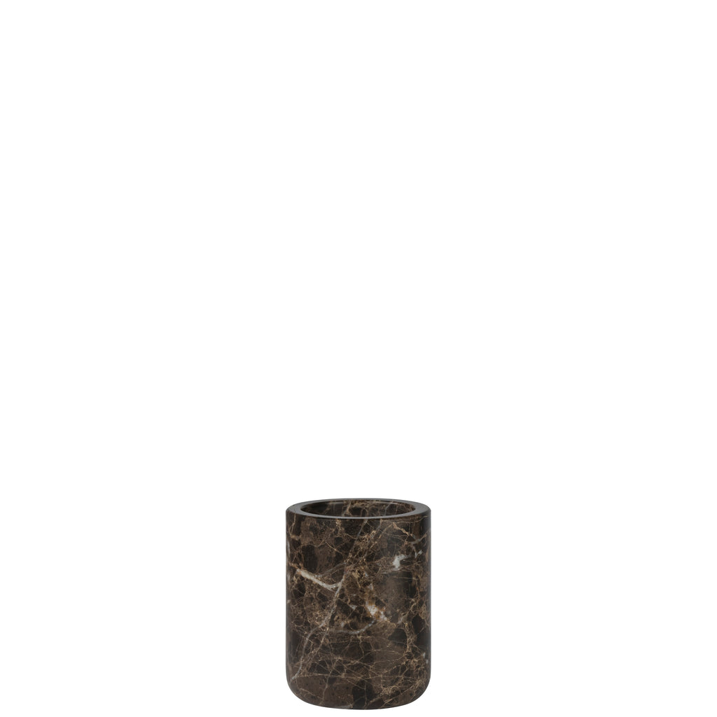 MARBLE toothbrush holder, Brown