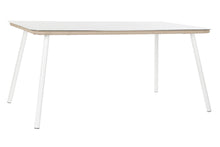 Cargar imagen en el visor de la galería, TABLE SET 7 ALUMINIUM POLYESTER 163X95X6 BEIGE