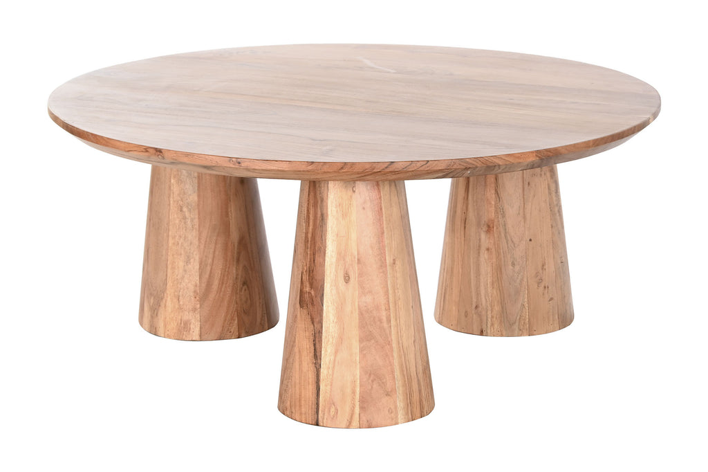 COFFEE TABLE ACACIA 100X100X43