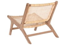 Load image into Gallery viewer, CHAIR TEAK RATTAN 65X80X68 WHITE