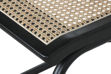 Load image into Gallery viewer, CHAIR ELM RATTAN 46X46X82 BLACK