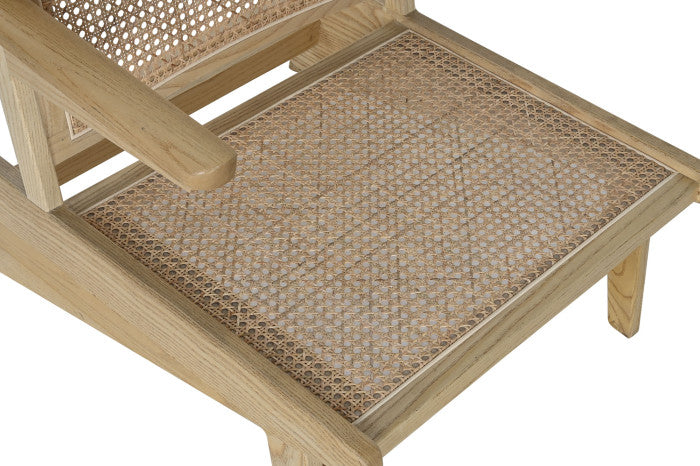 ELM RATTAN ARMCHAIR 60X48X70