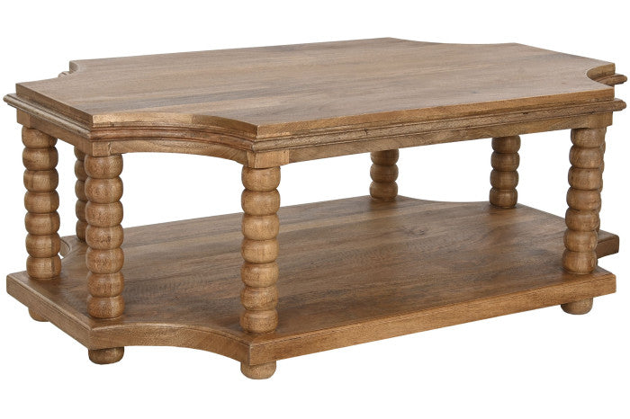 COFFEE TABLE MANGO 131X80X48 NATURAL