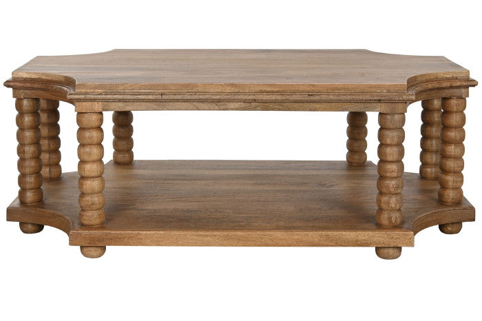 COFFEE TABLE MANGO 131X80X48 NATURAL