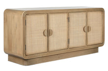 Cargar imagen en el visor de la galería, BUFFET WOOD RATTAN 180X45X80