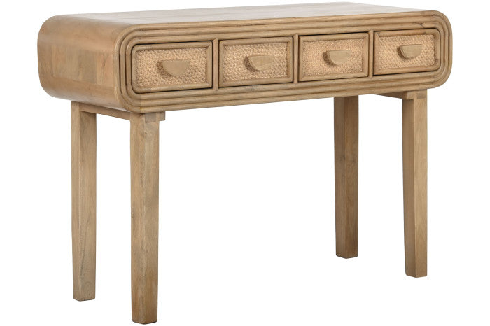 CONSOLE TABLE MANGO RATTAN 117X42X80