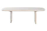 COFFEE TABLE MANGO 137X76X45 WHITE