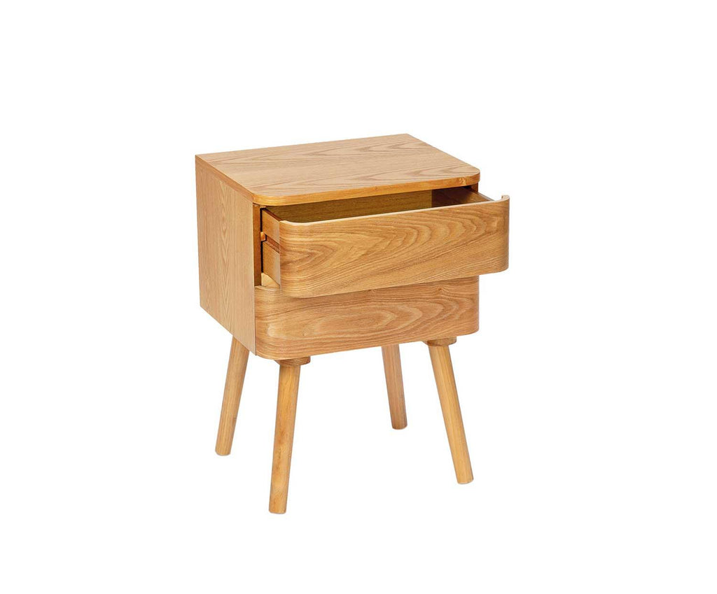 PINE BEDSIDE TABLE 40X34X55CM