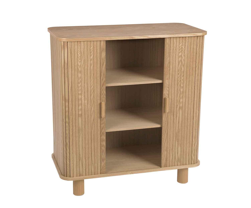 ASH AND PINE WOOD CABINET 80X40X85CM