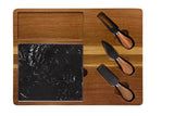 CUTTING/CHOPPING BOARD SET 5 ACACIA 36X27X2 CHEESE