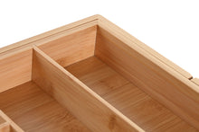 Load image into Gallery viewer, CUTLERY TRAY BAMBOO 33X45,5X6,4 NATURAL