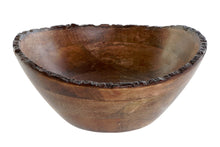 Load image into Gallery viewer, SALAD BOWL MANGO 30X30X12 DARK BROWN