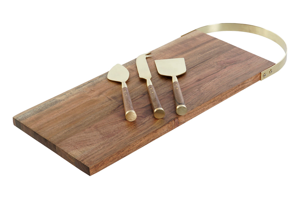 CUTTING/CHOPPING BOARD SET 4 ACACIA 46,5X17,7X2