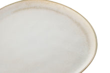 Load image into Gallery viewer, PLATE STONEWARE ENAMELLED 27X27X2,5 WORN OUT BEIGE