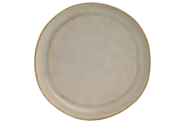 PLATE STONEWARE ENAMELLED 20,6X20,6X2 WORN OUT