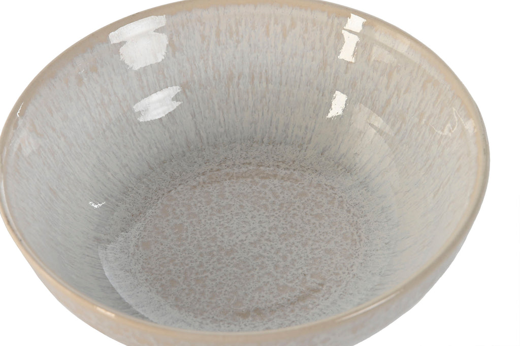 BOWL STONEWARE ENAMELLED 16X16X5,5 WHITE