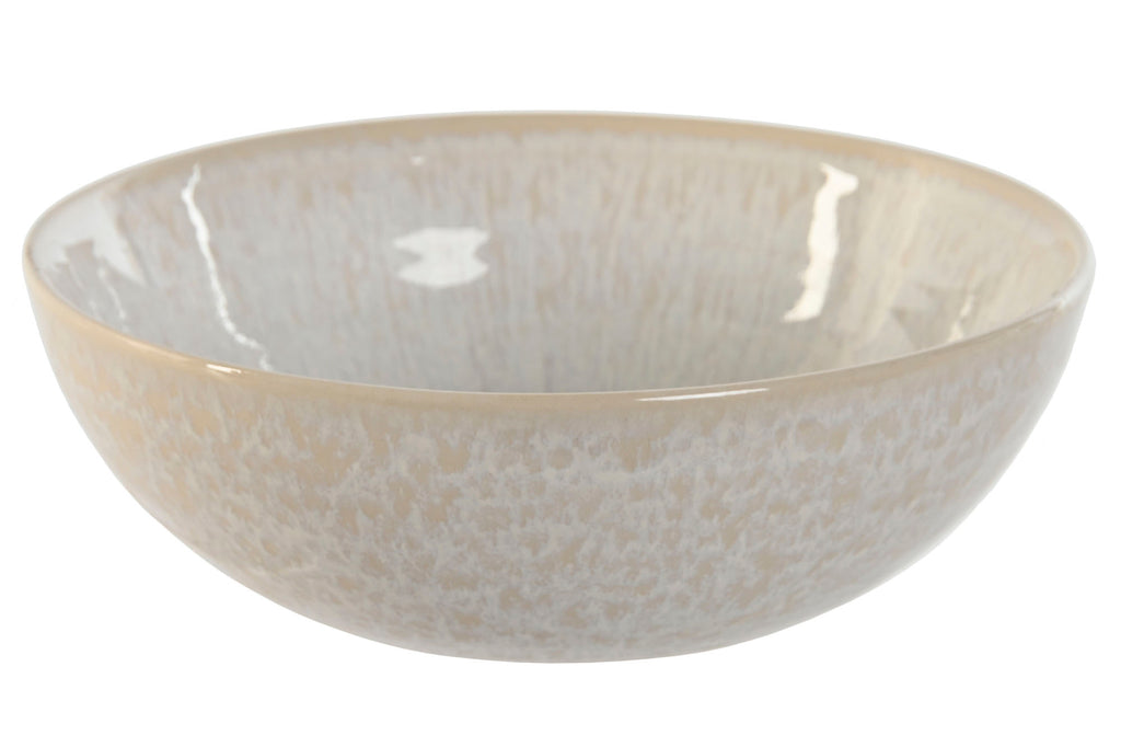 BOWL STONEWARE ENAMELLED 16X16X5,5 WHITE