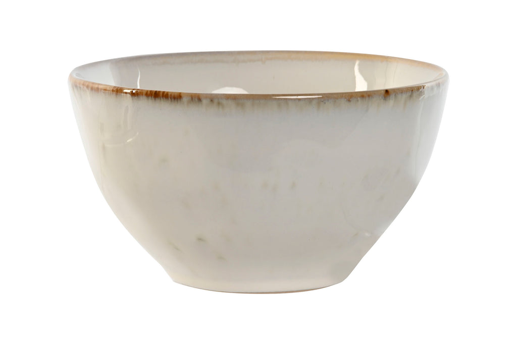 BOWL STONEWARE 14X14X8 WHITE