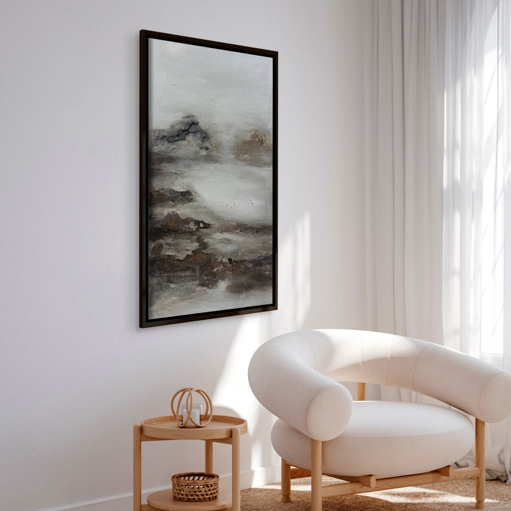 Premium painting with black frame - Landscape II - E. Thorne