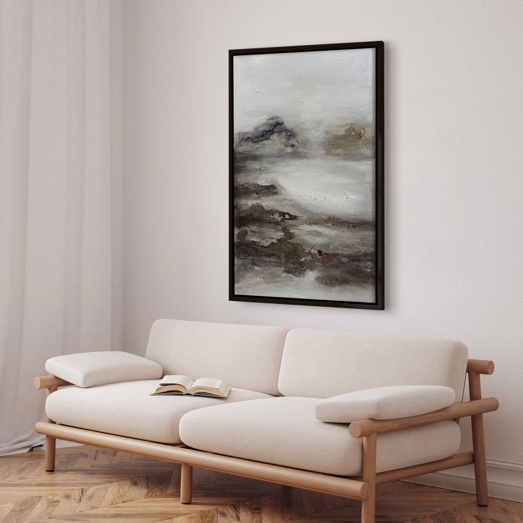 Premium painting with black frame - Landscape II - E. Thorne