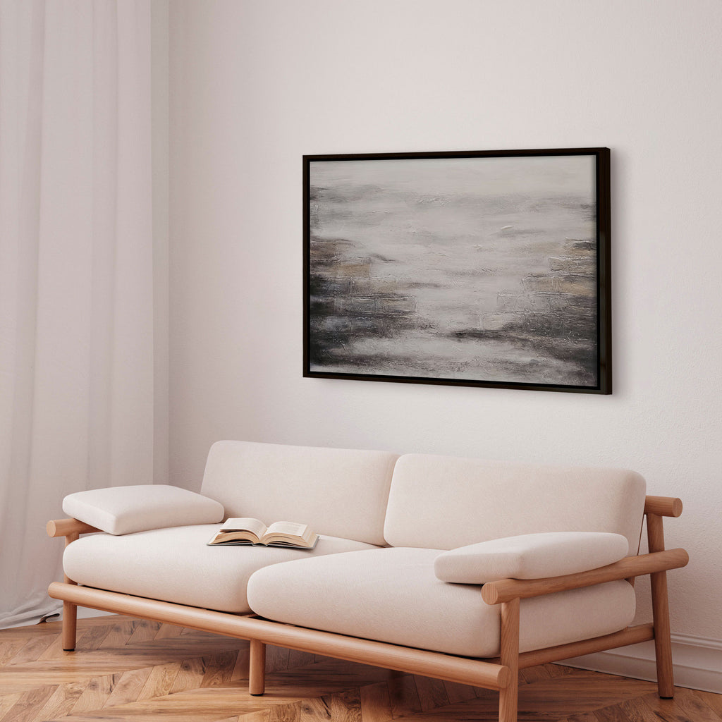 Premium painting with black frame - Dreaming - E. Thorne