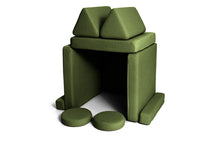 Cargar imagen en el visor de la galería, Shappy Play Sofa Ultra Plush Bottle Green