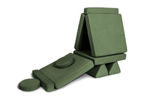 Cargar imagen en el visor de la galería, Shappy Play Sofa Ultra Plush Bottle Green