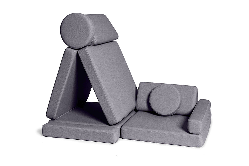 Shappy Play Sofa Ultra Plush Dark Grey