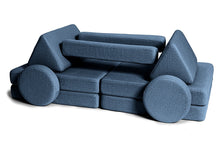 Cargar imagen en el visor de la galería, Shappy Play Sofa Ultra Plush Navy Blue