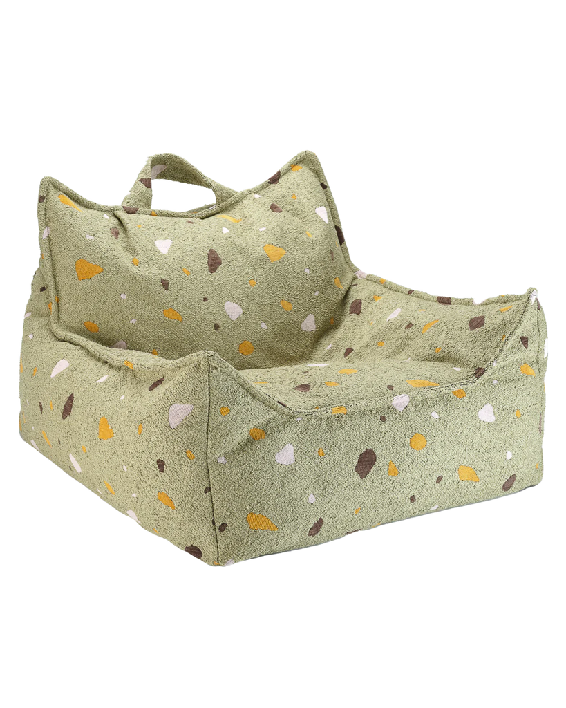 Terrazzo Moss Beanbag Chair