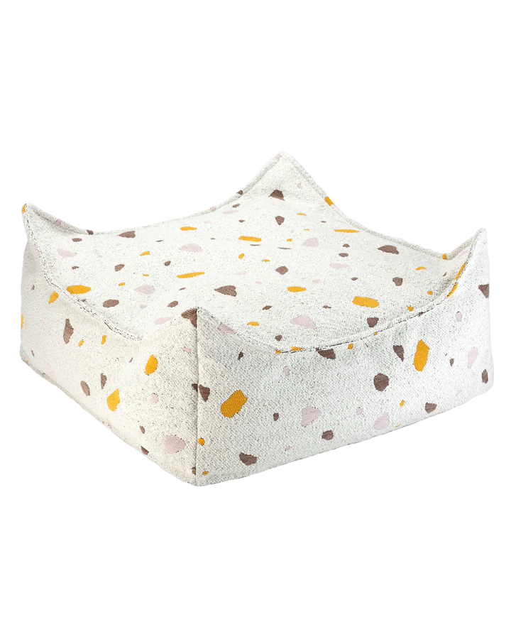 Terrazzo Marble Square Ottoman