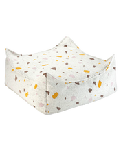 Load image into Gallery viewer, Terrazzo Marble Square Ottoman