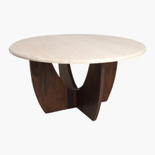 Load image into Gallery viewer, Travertin dining table 150 cm