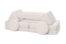 Cargar imagen en el visor de la galería, Shappy Play Sofa Original Teddy Cream White