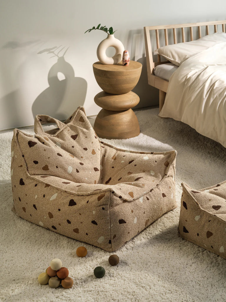 Terrazzo Sand Beanbag Chair