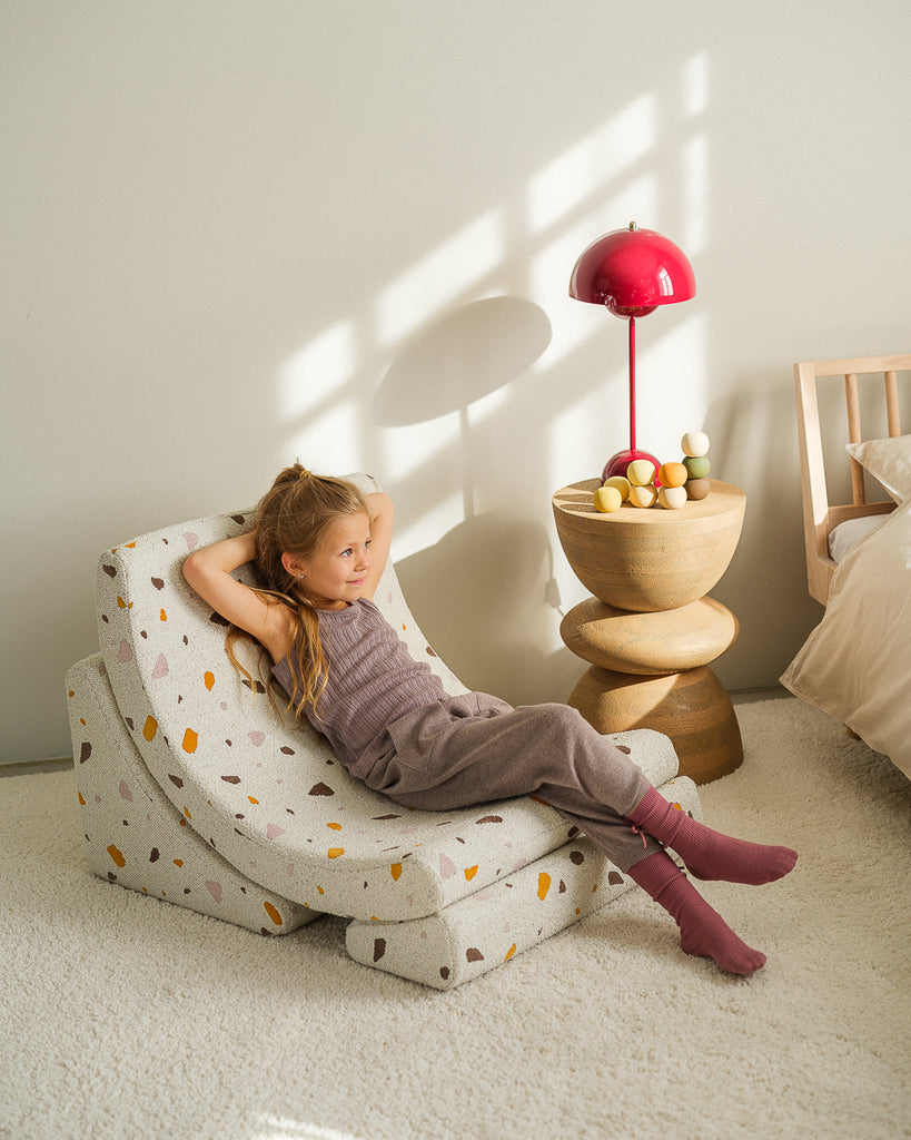 Terrazzo Marble Moon Chair