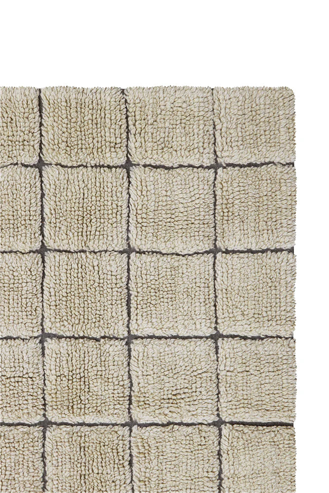 WOOL RUG MOSAIC SANDSTONE