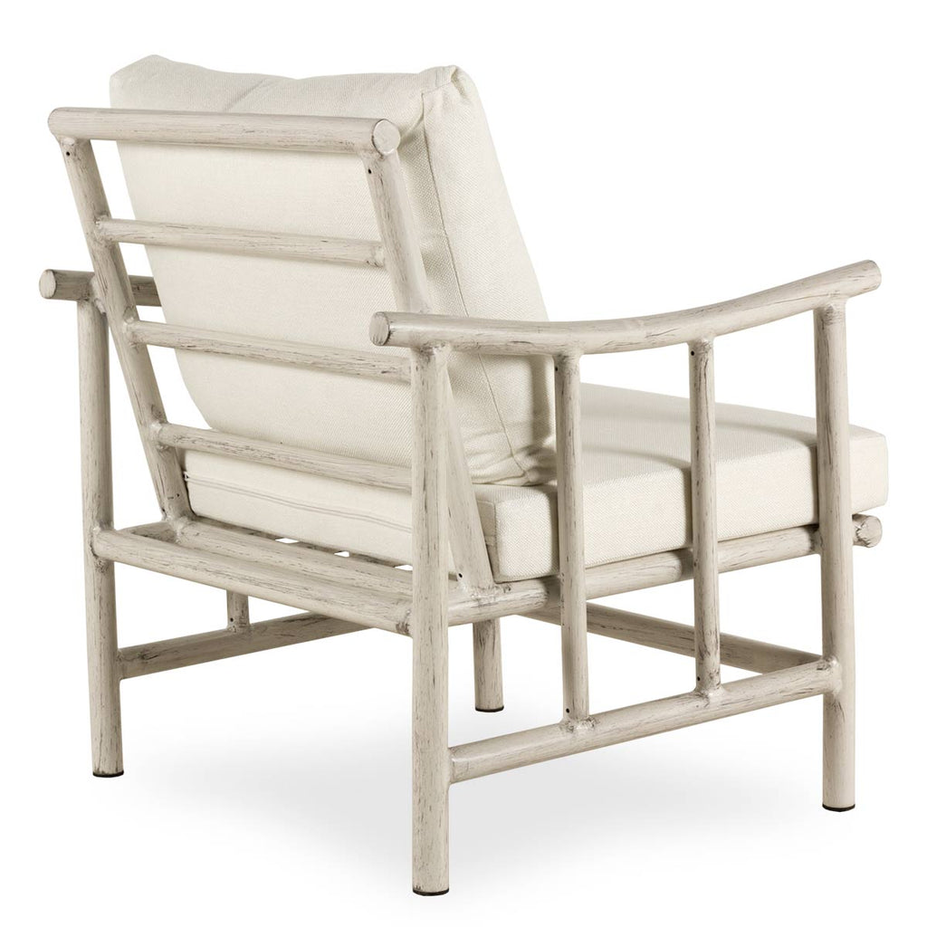 Aluminium outdoor armchair