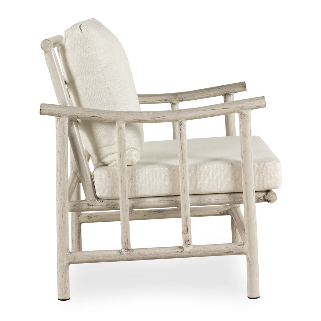 Aluminium outdoor armchair