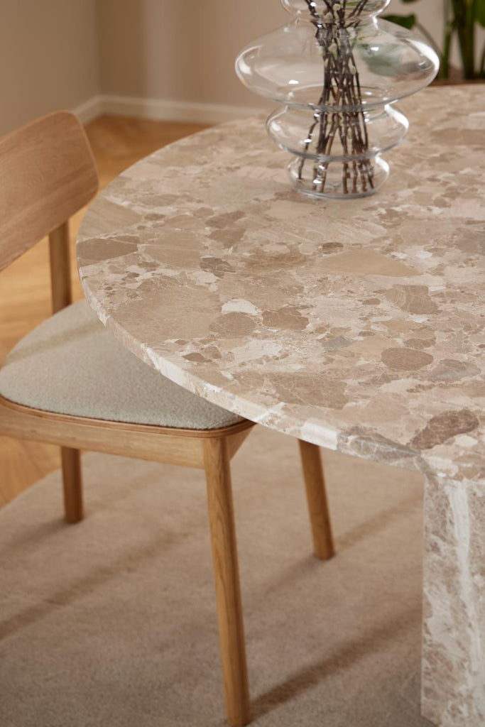 Naxos round dining table Ø130x75 cm