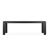 Oak table boxy black