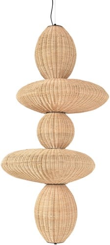 Bubbles Pendant Lamp Rattan XL