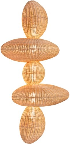 Bubbles Wall Lamp Rattan