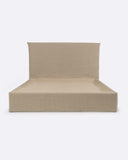 Natural Linen Bed 180 x 200 cm